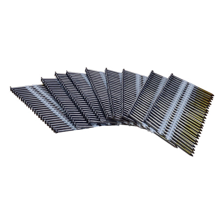 21 Degree .120" x 3" Plastic Collated Full Round Head Smooth Shank Framing Nails (500 Count)