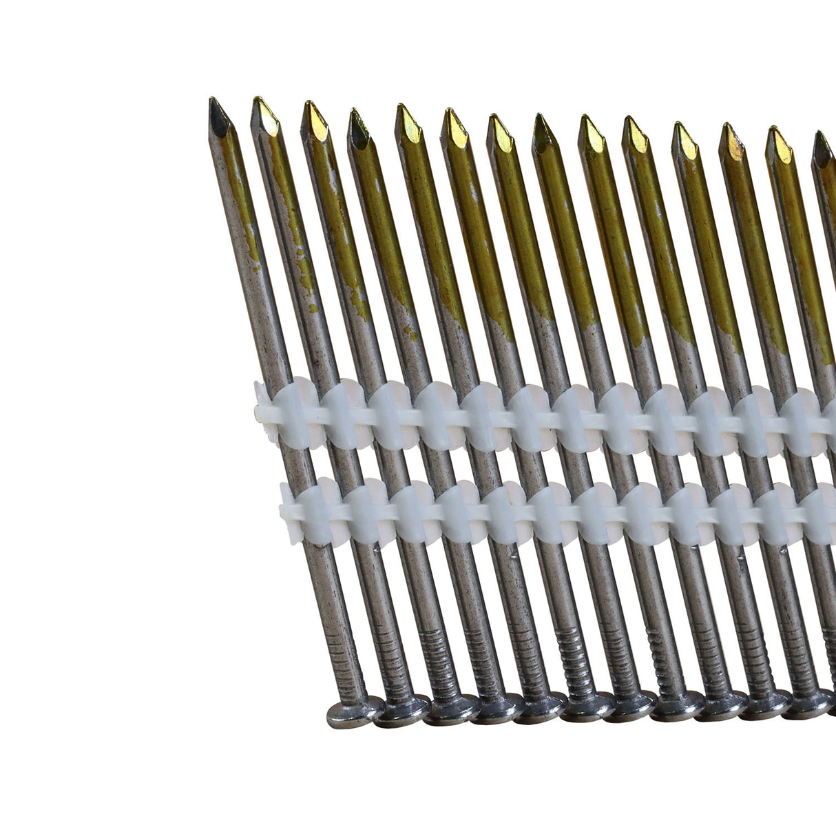 21 Degree .131" x 3" Plastic Collated Smooth Shank Full Round Head Framing Nails (500 Count)