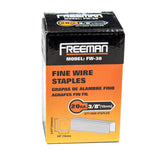 FW-38 20-Gauge 3/8" Glue Collated Fine Wire Staples (5000 Count)