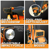 20V Cordless and Brushless 34° 3-1/2" Framing Nailer Kit