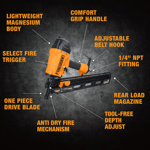 G2FR2190 2nd Generation Pneumatic 21 Degree 3-1/2