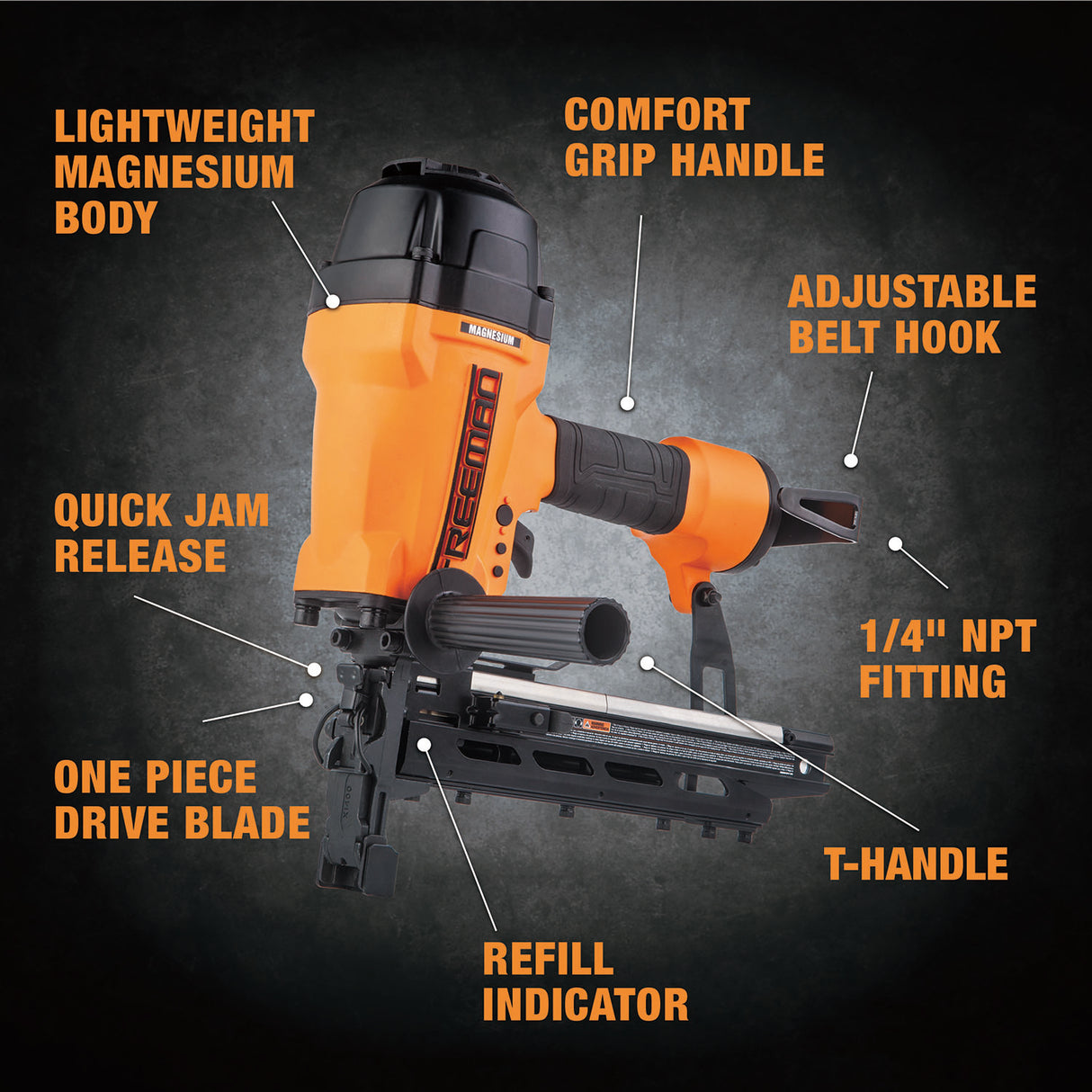 2nd Generation Pneumatic 9-Gauge 2 in. Fencing Stapler 2nd Generation Pneumatic 9-Gauge 2 in. Fencing Stapler
