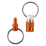 KEYQC3 Pull Apart Coupler Keychain with 2 Split Rings (3 Pack)