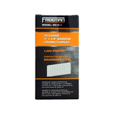 18-Gauge 1" Glue Collated Galvanized Narrow Crown Staples (1000 Count)