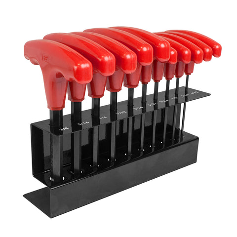 P10TSAE 10-Piece T-Handle SAE Hex Wrench Set