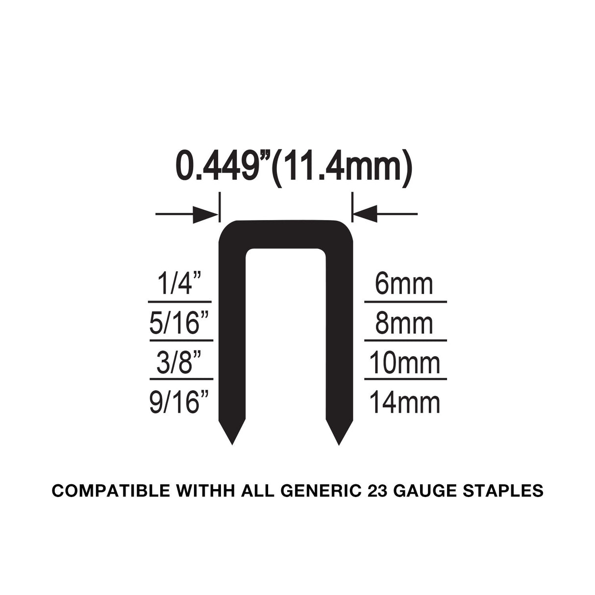 P23LDS Pneumatic 23-Gauge Light Duty Stapler for Arrow® JT21® Staples