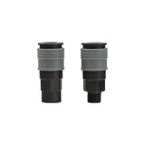 P2P1414UC 1/4" x 1/4" Pneumatic Composite Coupler Set (2-Piece)