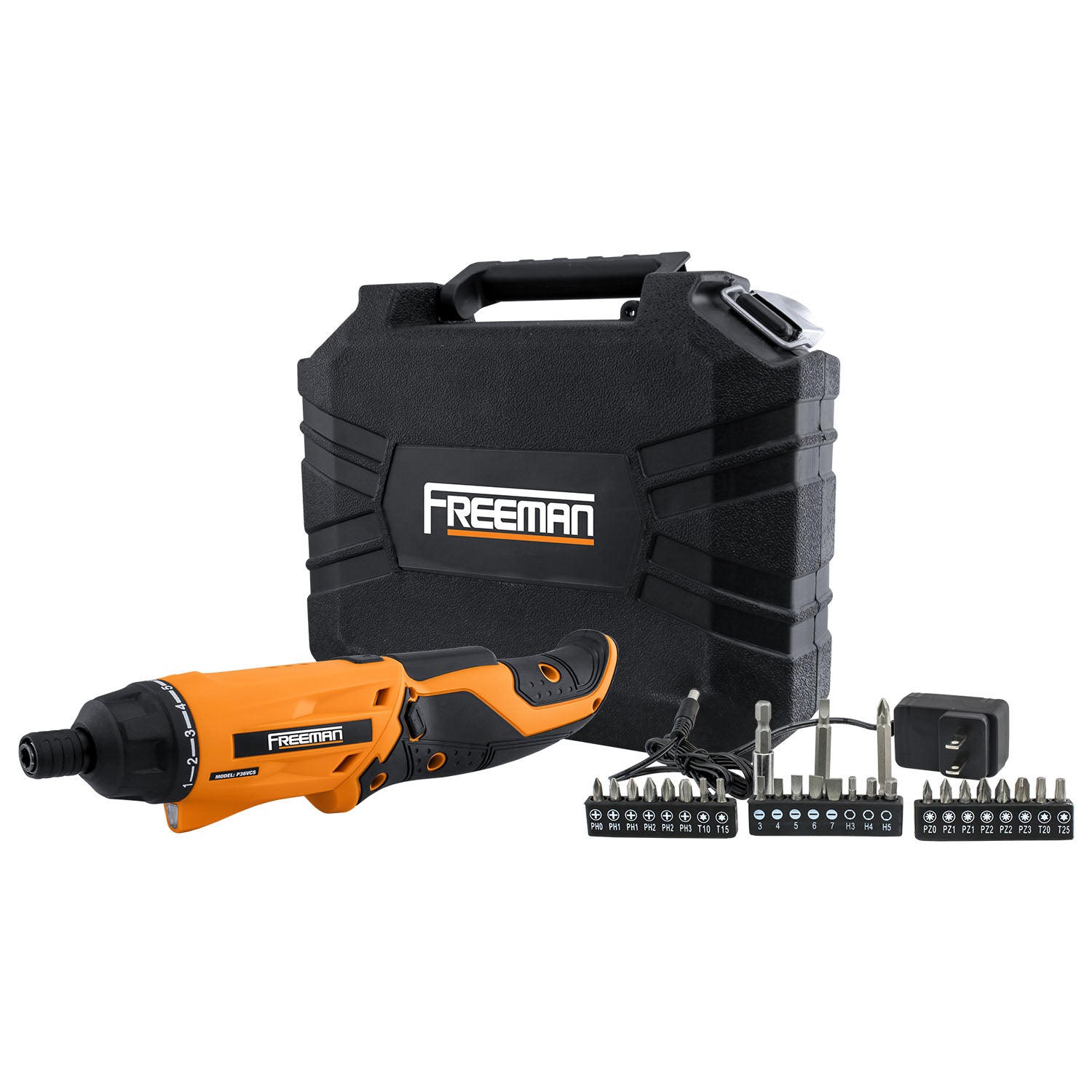 3.6 Volt Cordless Screwdriver Kit – Freeman Tools