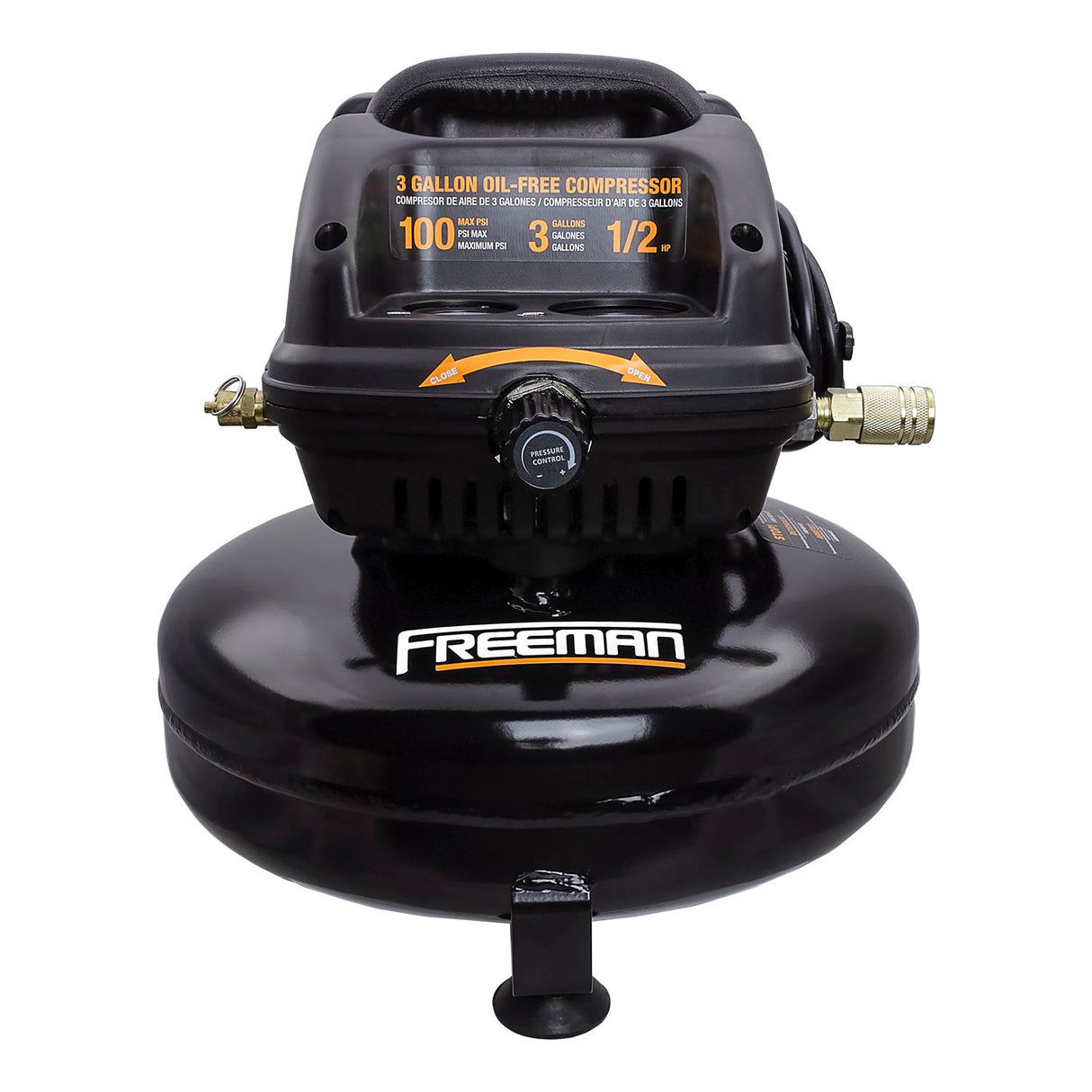 Pneumatic 3-in-1 Flooring Nailer / Stapler + Air Compressor + Air Hose + Teflon Tape + Air Tool Oil Kit