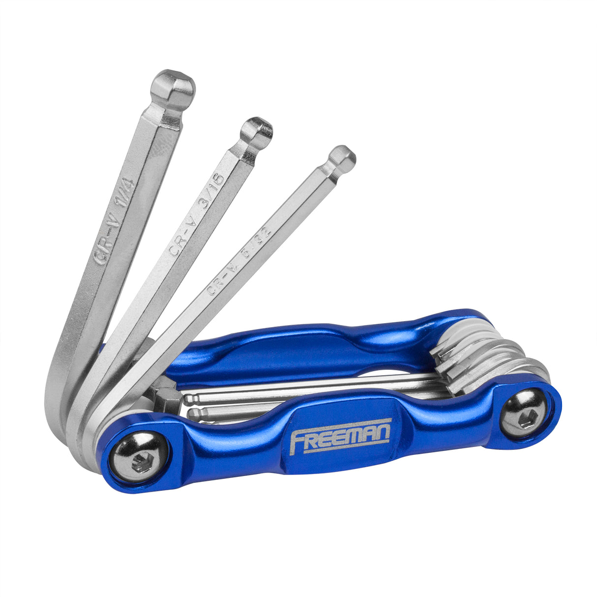 P3PHKS 3-Piece Folding Metric / SAE Hex Wrench and Torx Key Set