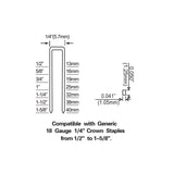 Pneumatic Framing and Finishing Kit with Fasteners (4-Piece), P421645040