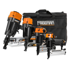 Pneumatic Framing and Finishing Kit with Fasteners (4-Piece)