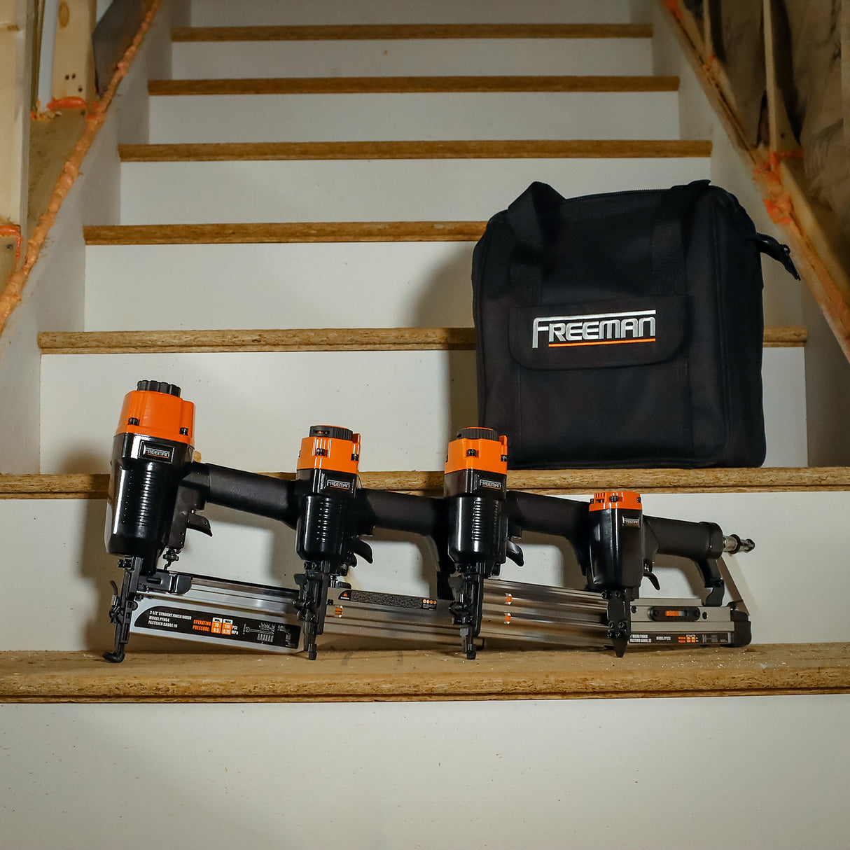Pneumatic Finishing Nailer Kit with Canvas Bag (3-Piece) Pneumatic Finishing Nailer Kit with Canvas Bag (3-Piece)