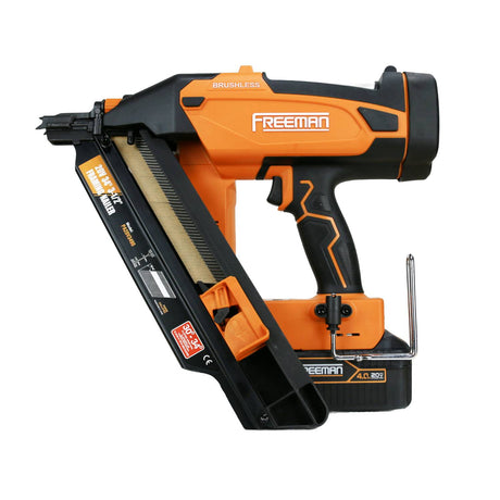 20V Cordless and Brushless 34° 3-1/2" Framing Nailer Kit