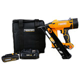 20V Cordless and Brushless 34° 2-1/2" Angle Finish Nailer Kit