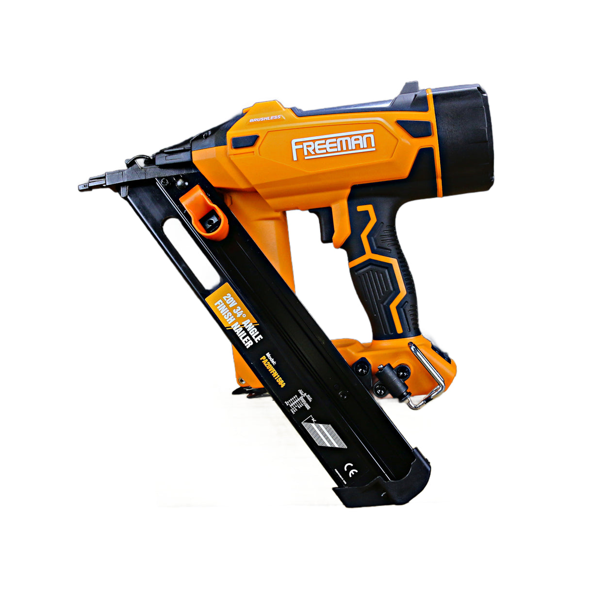20V Cordless and Brushless 34° 2-1/2" Angle Finish Nailer Kit
