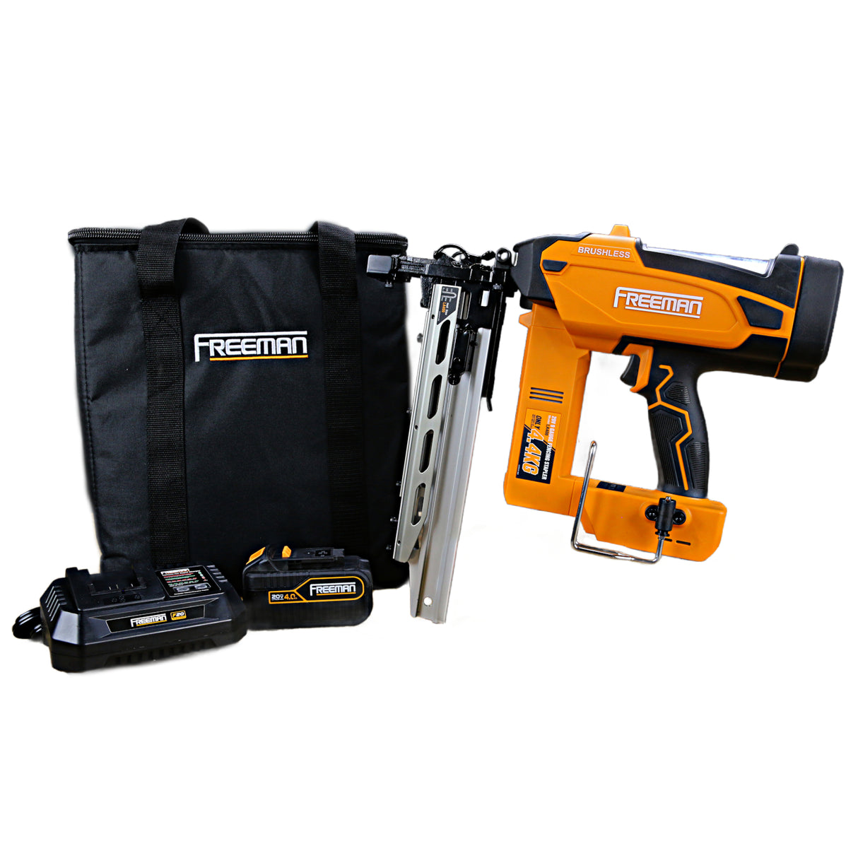 Kit de engrapadora para cercas de 2" sin escobillas y sin cable de 9 GA y 20 V