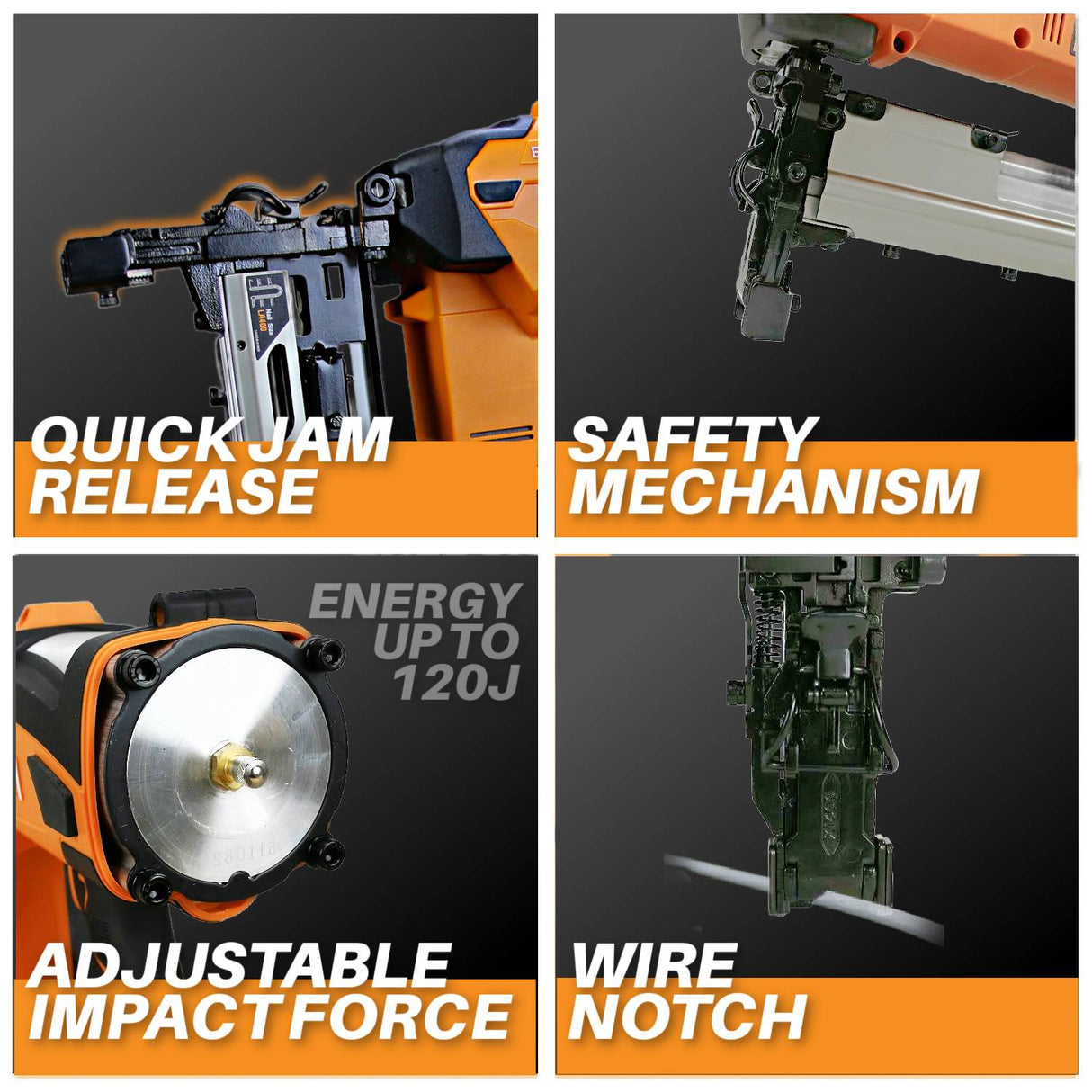 20V Cordless and Brushless 9-Gauge 2" Fencing Stapler Kit