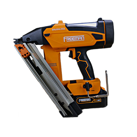 20V Cordless and Brushless 35° 2-1/2" Metal Connector Nailer Kit