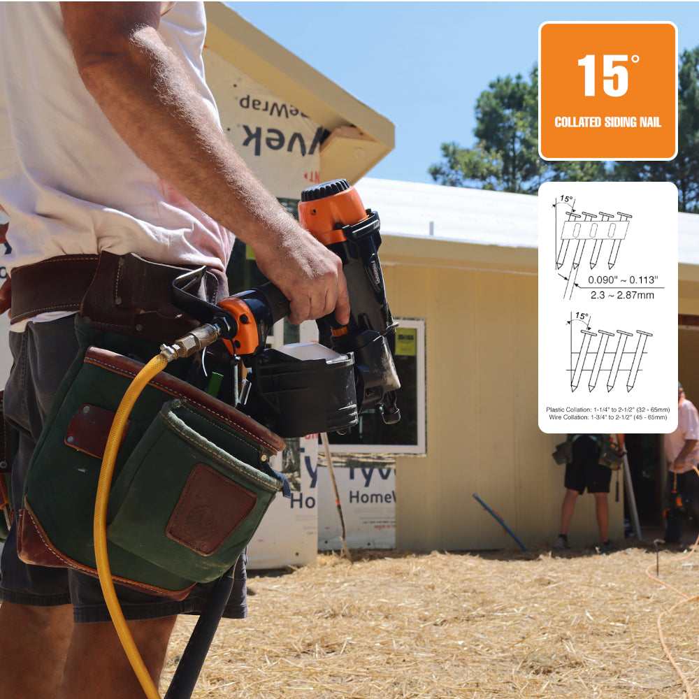 15-Degree 2-1/2 in. Coil Siding Nailer 15-Degree 2-1/2 in. Coil Siding Nailer
