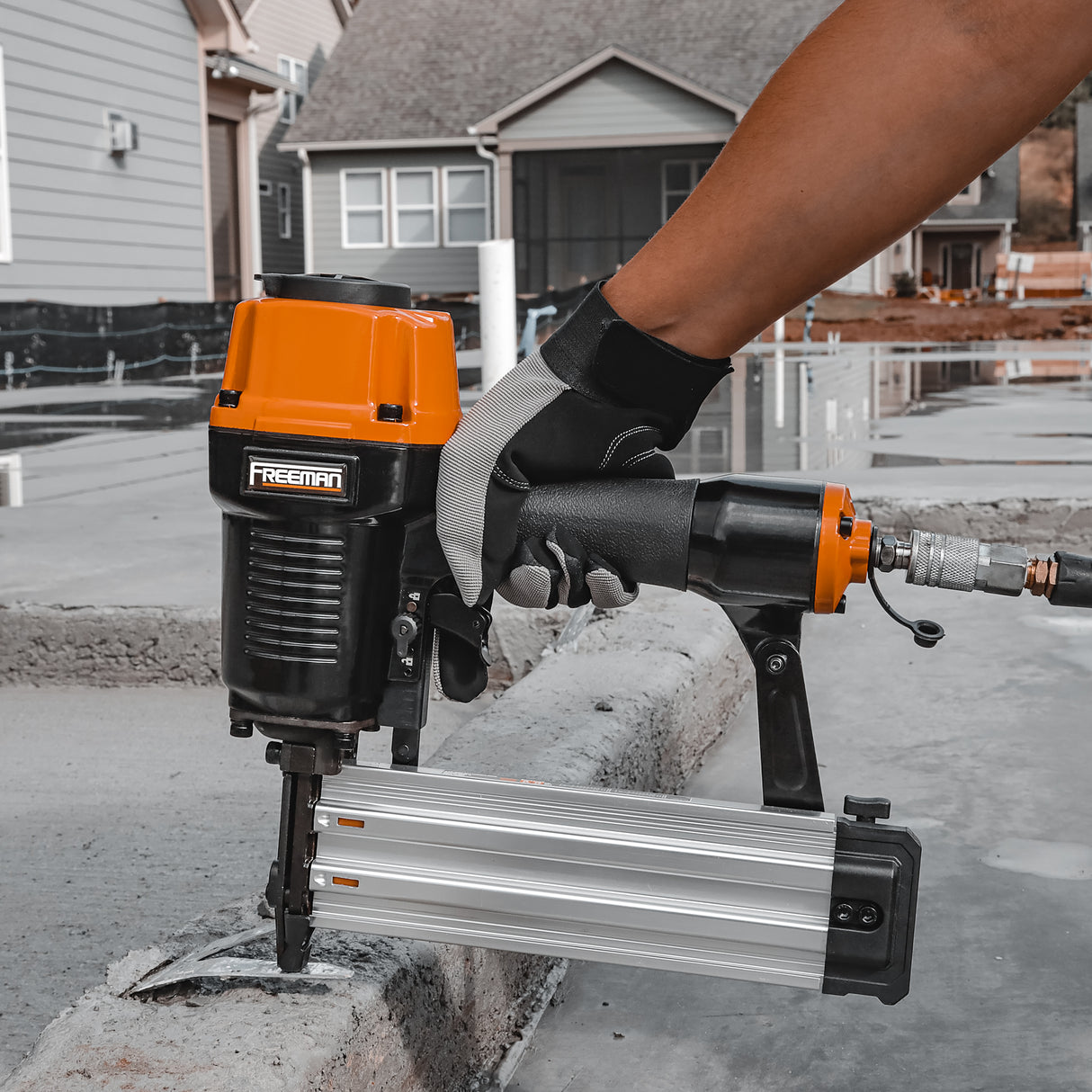 Pneumatic Heavy Duty 2-1/2 in. 14-Gauge Concrete T-Nailer Pneumatic Heavy Duty 2-1/2 in. 14-Gauge Concrete T-Nailer