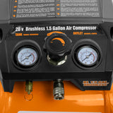 20V Cordless 1.5 Gallon Air Compressor Kit