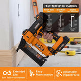 20V Cordless 3-in-1 16 & 18 Gauge Finish Nailer / Brad Nailer / Narrow Crown Stapler