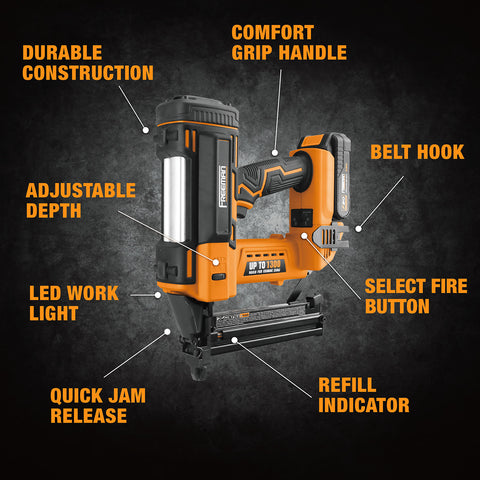 PE20V9040 20 Volt Cordless 18-Gauge 1-5/8