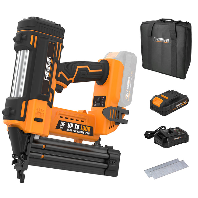 PE20VBR50 20 Volt Cordless 18-Gauge 2" Brad Nailer Kit