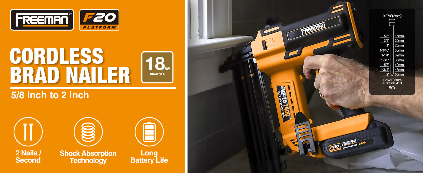 20V Cordless 18-Gauge 2