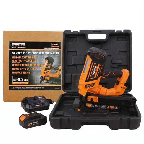 20V Cordless and Brushless 3" Single Pin Concrete Nailer