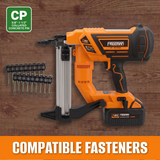 20V Cordless and Brushless 1-1/2" Concrete Strip Pin Nailer