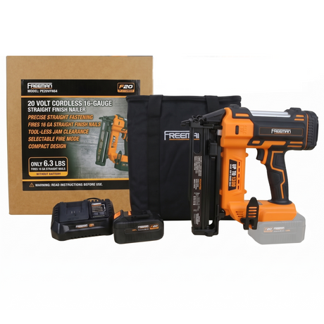 20V Cordless 16-Gauge 2-1/2" Straight Finish Nailer