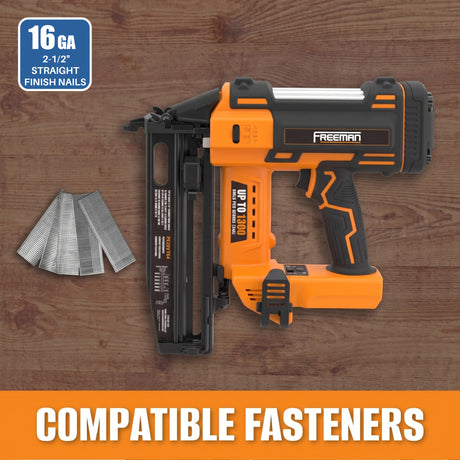 20V Cordless 16-Gauge 2-1/2" Straight Finish Nailer