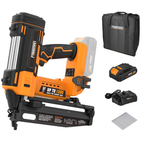 PE20VFN64 20 Volt Cordless 16-Gauge 2-1/2" Straight Finish Nailer Kit