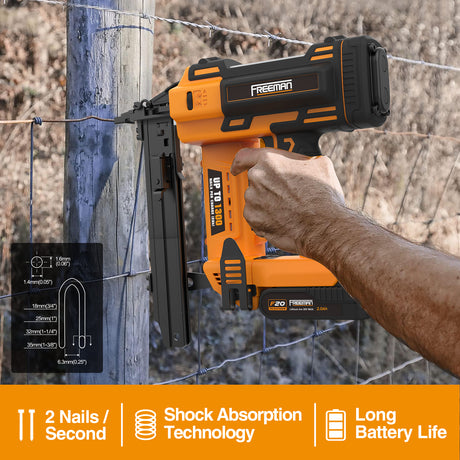 20V Cordless 16-Gauge 1" Fencing Stapler (Tool Only)