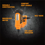 PE20VTCNPN 20 Volt Cordless and Brushless 3" Single Pin Concrete Nailer (Tool Only)