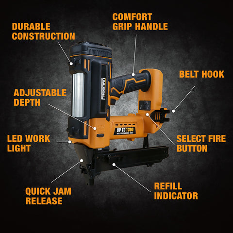 PE20VTFS16 20 Volt Cordless 16-Gauge 1