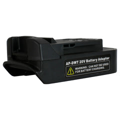 20 Volt Lithium-Ion Battery Adapter for DeWalt®/Milwaukee®/Makita® Batteries