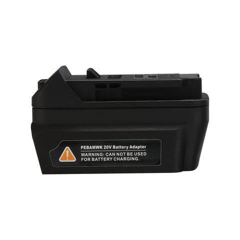 PEBAMWK 20 Volt Lithium-Ion Battery Adapter for Milwaukee® Batteries