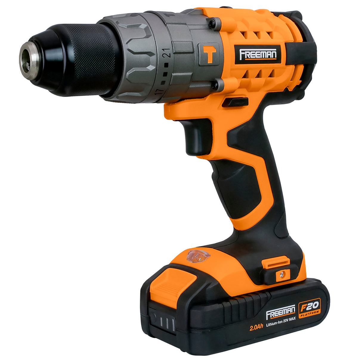 PECCKT 20 Volt Cordless Hammer Drill, Impact Driver, and LED Light Kit