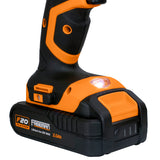 PECCKT 20 Volt Cordless Hammer Drill, Impact Driver, and LED Light Kit