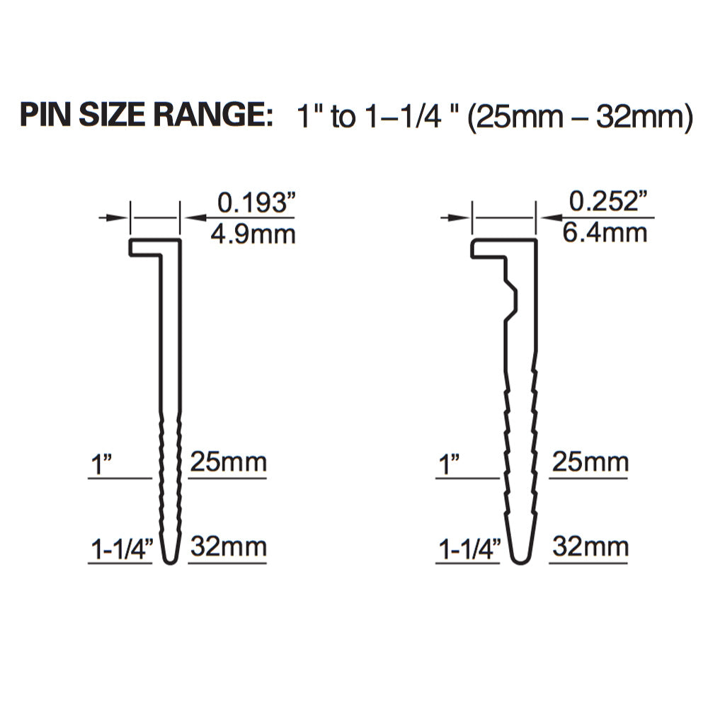 PF20GLCN Pneumatic 20-Gauge 1-1/4" L-Cleat Flooring Nailer