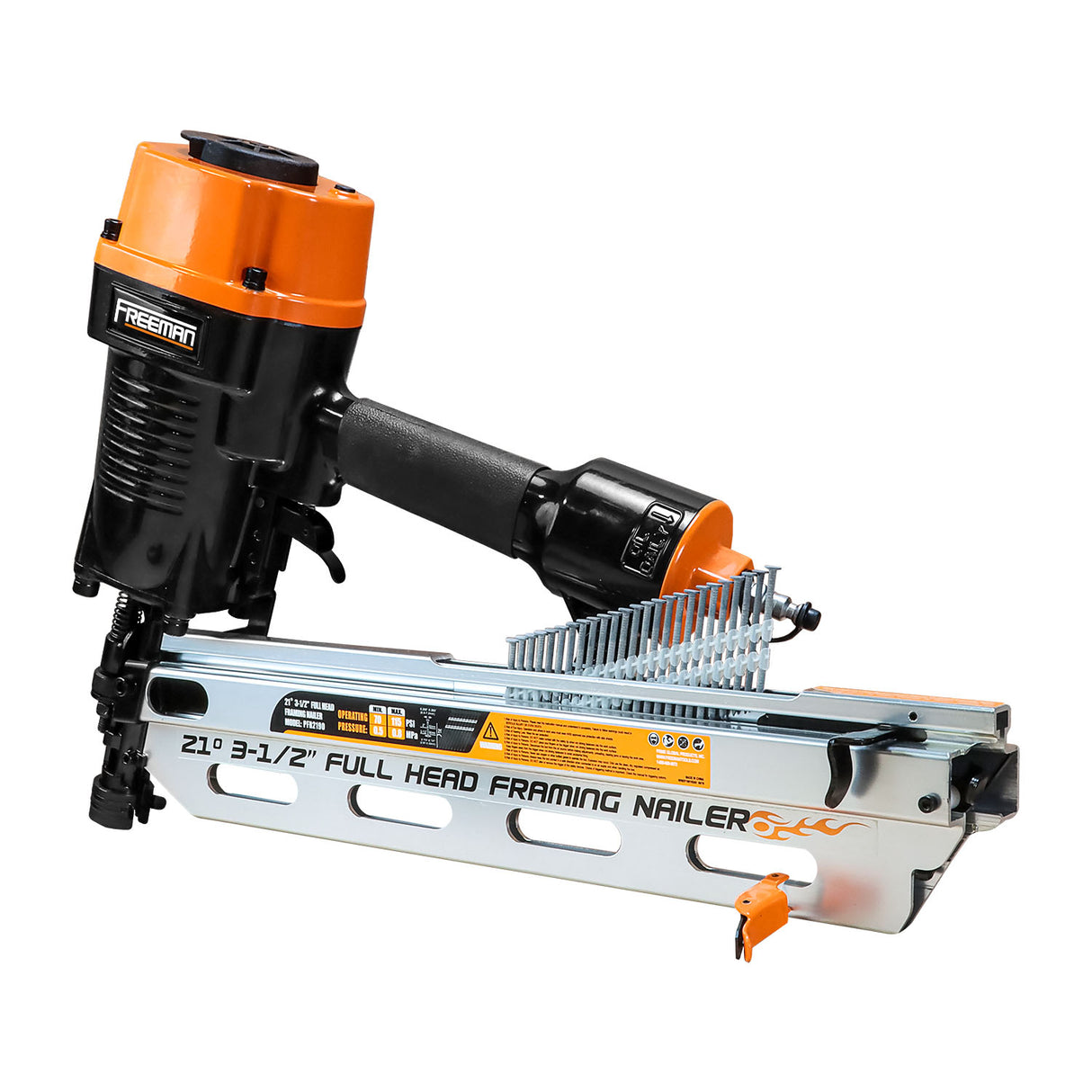 PFR2190 Pneumatic 21 Degree 3-1/2" Framing Nailer