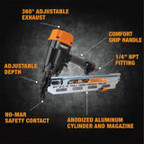 Pneumatic 34 Degree 3-1/2" Framing Nailer