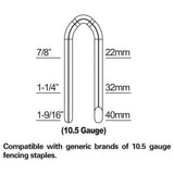 PFS105 Pneumatic 10.5-Gauge 1-9/16" Fencing Stapler