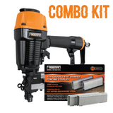 Pneumatic 10.5-Gauge Fencing Stapler + 1-9/16" Fencing Staples (1500) Kit