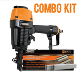 Pneumatic 10.5-Gauge Fencing Stapler + 7/8" Fencing Staples (1500) Kit
