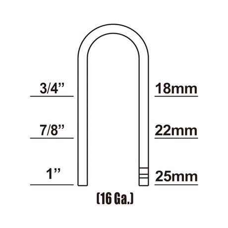 Pneumatic 16-Gauge 1" Fencing Stapler