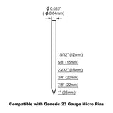 PP123 Pneumatic 23-Gauge 1" Micro Pinner